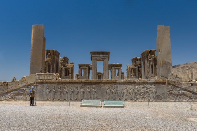 Bývala knihovna v Persepolis