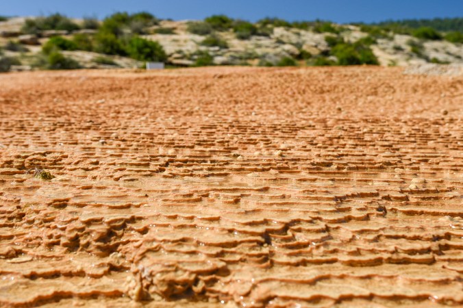 Mikro terasovité jezírka 